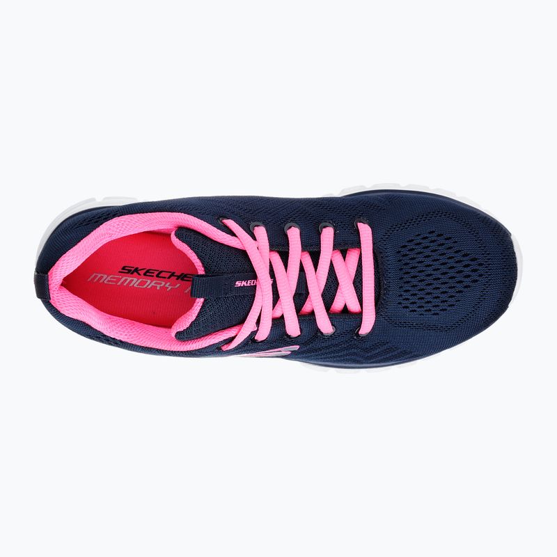 SKECHERS Graceful Get Connected dámska tréningová obuv navy/hot pink 10