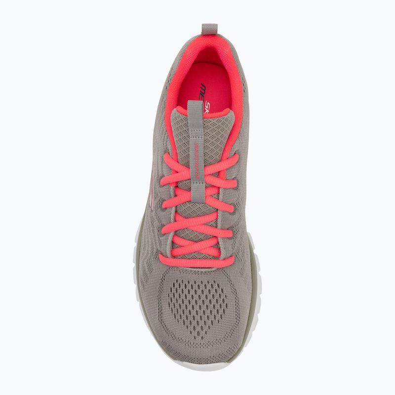 Dámské boty SKECHERS Graceful Get Connected grey/coral 5