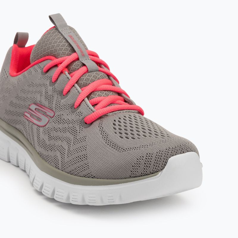 Dámské boty SKECHERS Graceful Get Connected grey/coral 7