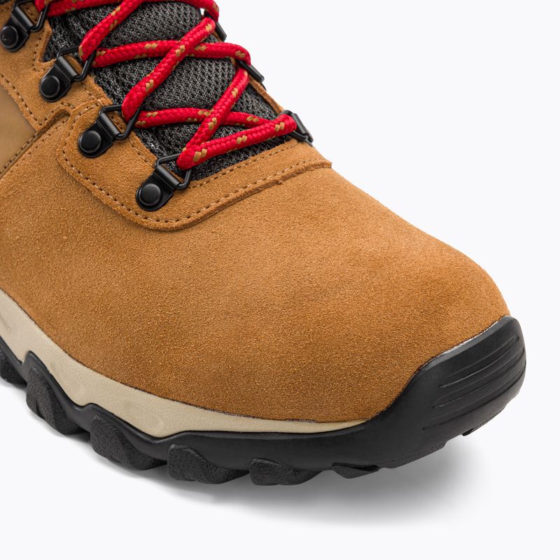 Columbia Newton Ridge Plus II Suede WP elk/mountain red pánske trekové topánky 7