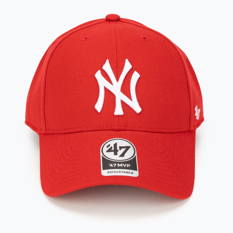 47 Značka MLB New York Yankees MVP SNAPBACK červená baseballová čiapka 4