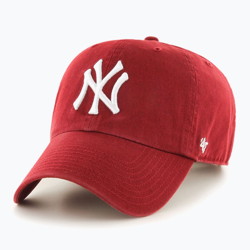 47 Značka MLB New York Yankees CLEAN UP žiletka červená baseballová čiapka 5
