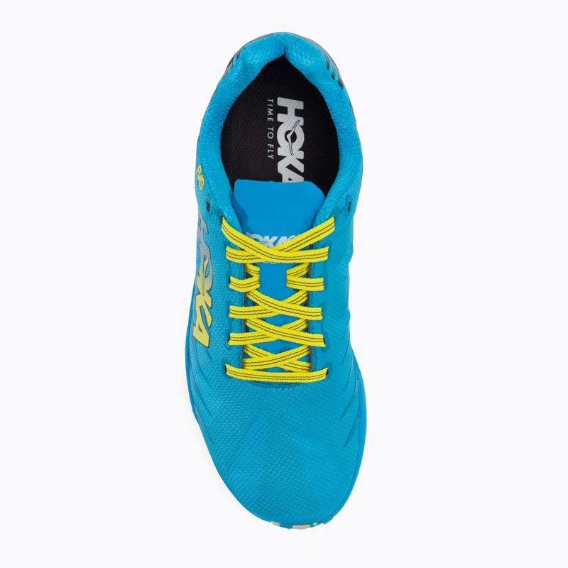 Dámska bežecká obuv HOKA Evo Jawz cyan/citrus 6