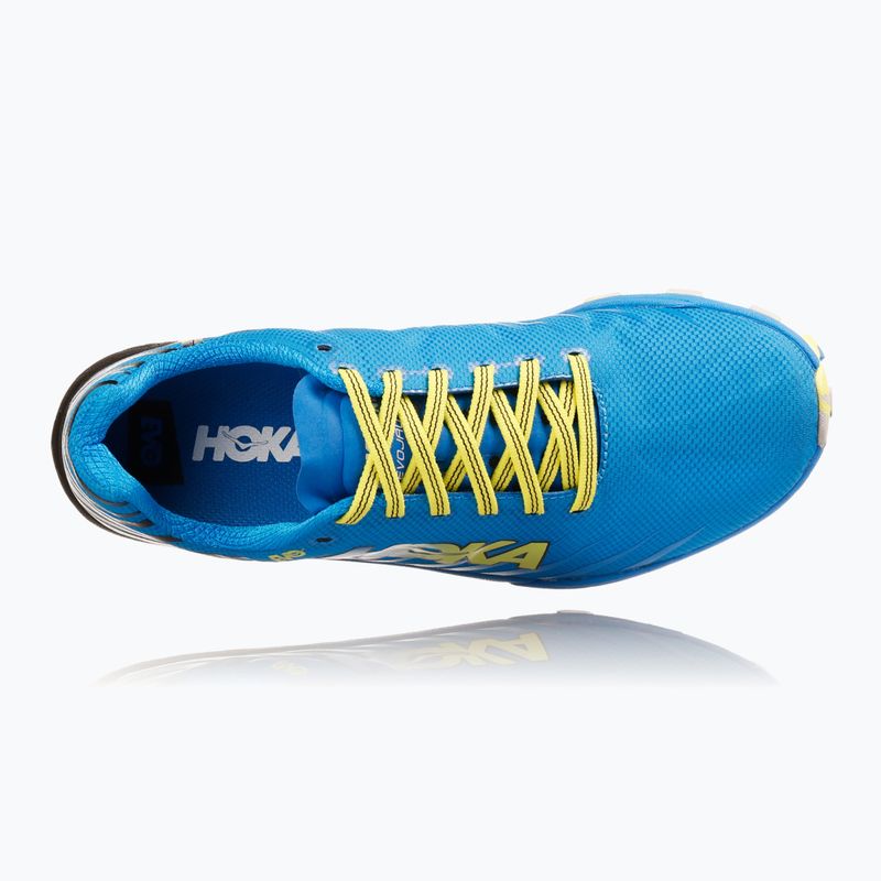 Dámska bežecká obuv HOKA Evo Jawz cyan/citrus 10