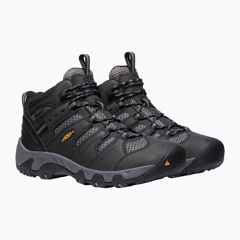 Pánske trekové topánky KEEN Koven Mid Wp black-grey 1020210 11