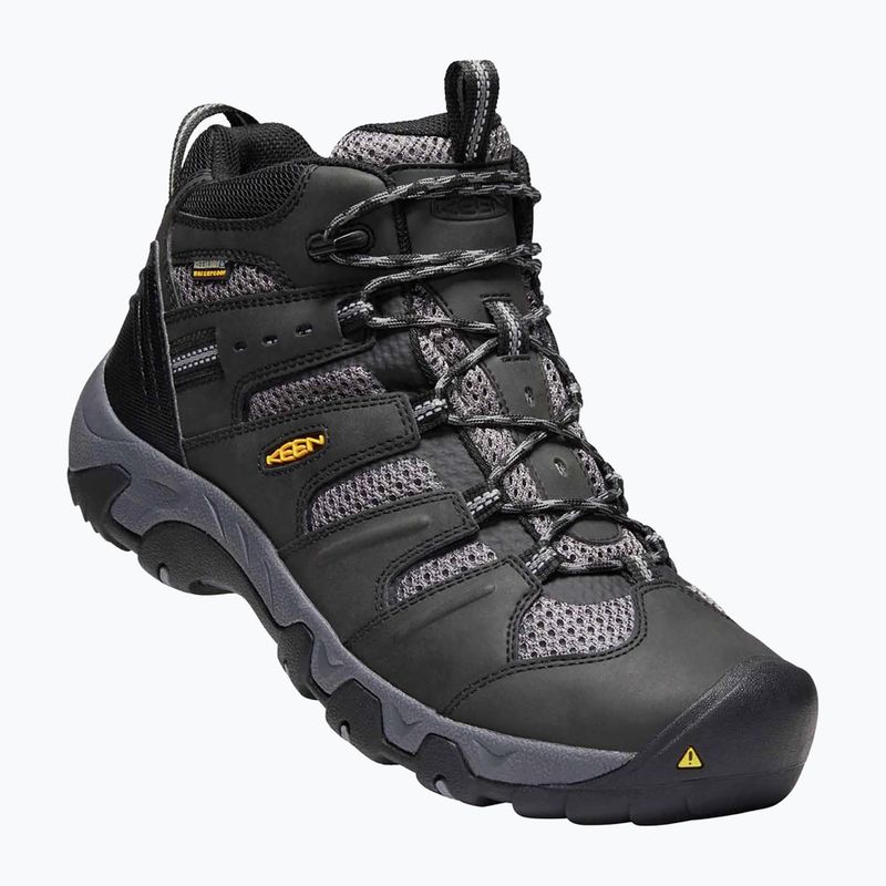 Pánske trekové topánky KEEN Koven Mid Wp black-grey 1020210 12
