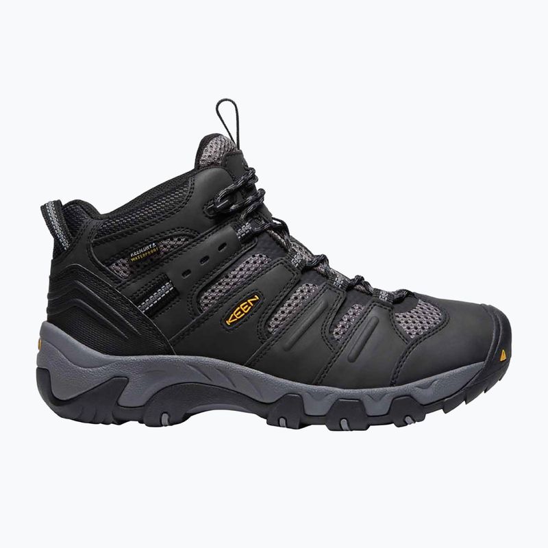 Pánske trekové topánky KEEN Koven Mid Wp black-grey 1020210 13