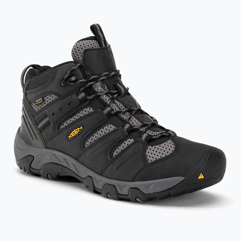 Pánske trekové topánky KEEN Koven Mid Wp black-grey 1020210
