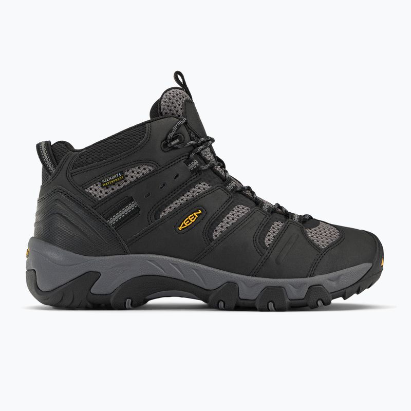 Pánske trekové topánky KEEN Koven Mid Wp black-grey 1020210 2