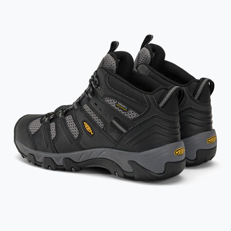 Pánske trekové topánky KEEN Koven Mid Wp black-grey 1020210 3