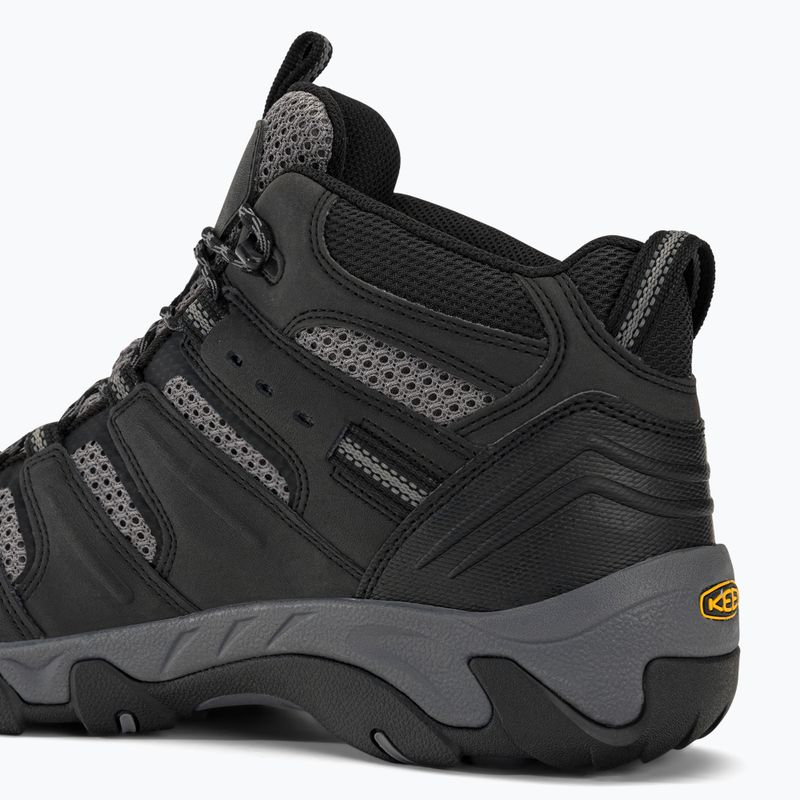 Pánske trekové topánky KEEN Koven Mid Wp black-grey 1020210 10