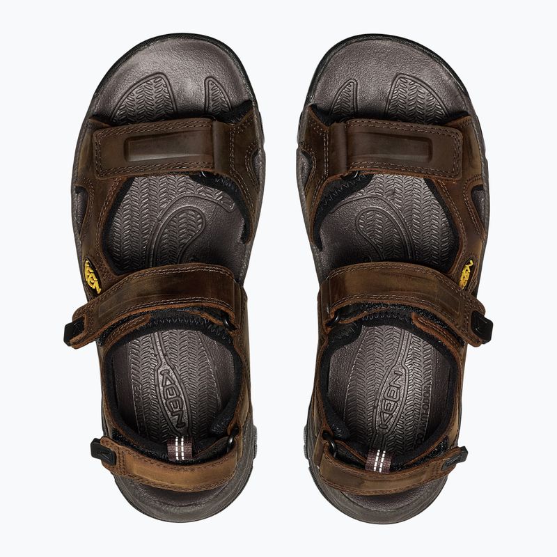 KEEN Targhee III Open Toe pánske sandále bison/mulch 12