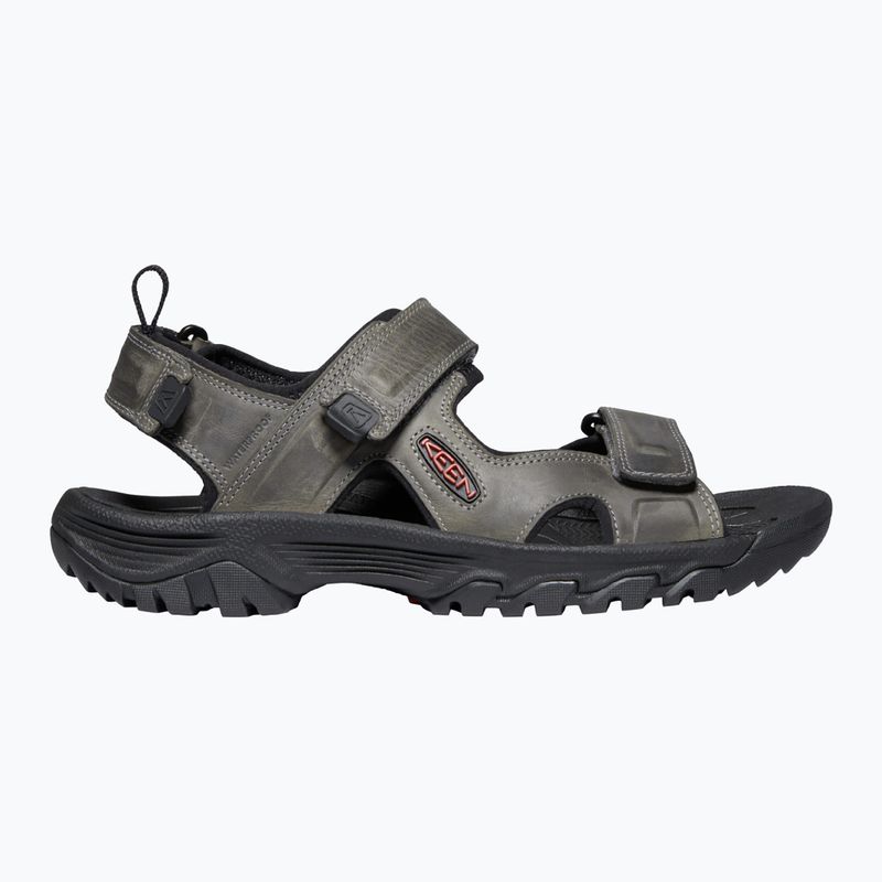 Keen Targhee III Open Toe sivé pánske trekingové sandále 122424 9