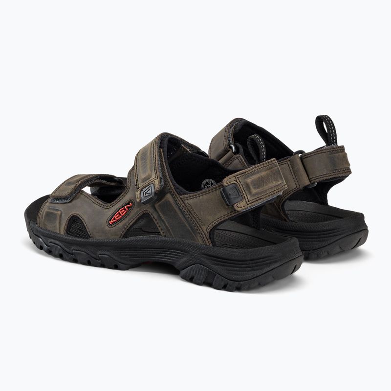 Keen Targhee III Open Toe sivé pánske trekingové sandále 122424 3