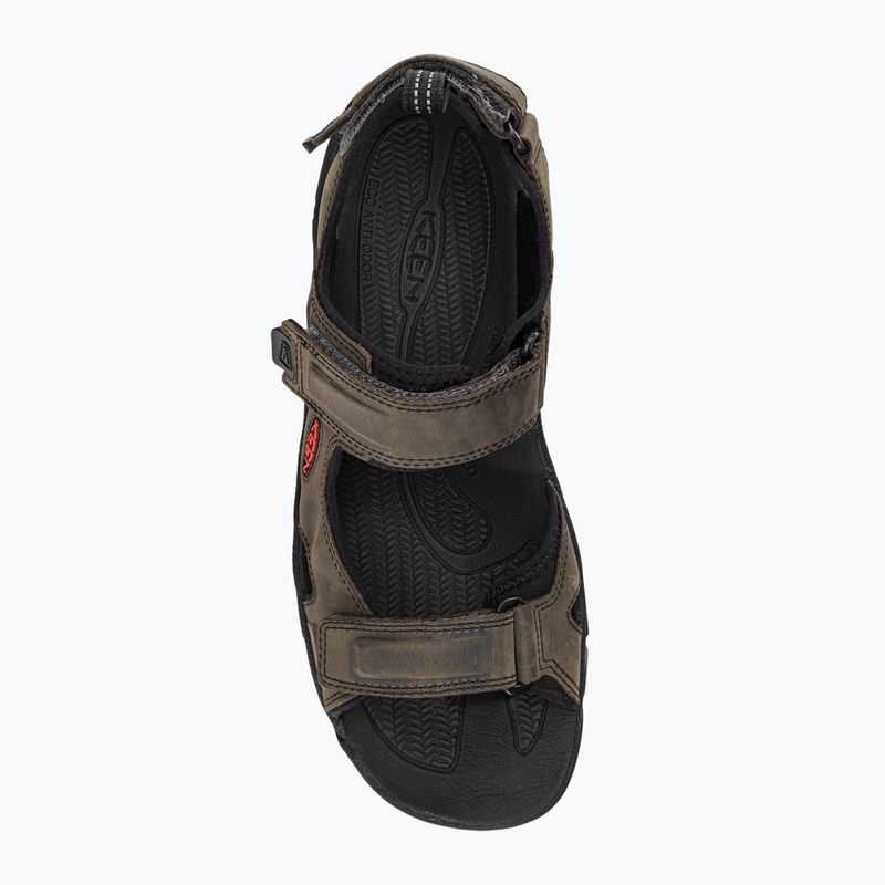 Keen Targhee III Open Toe sivé pánske trekingové sandále 122424 6