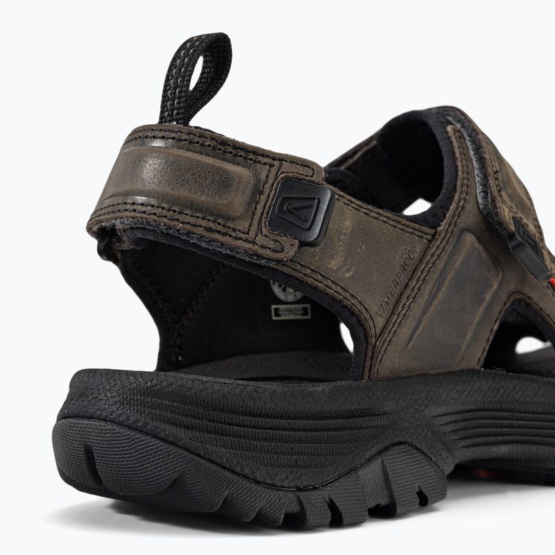 Keen Targhee III Open Toe sivé pánske trekingové sandále 122424 8