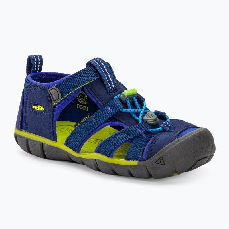 Detské sandále KEEN Seacamp II CNX blue depths/chartreuse