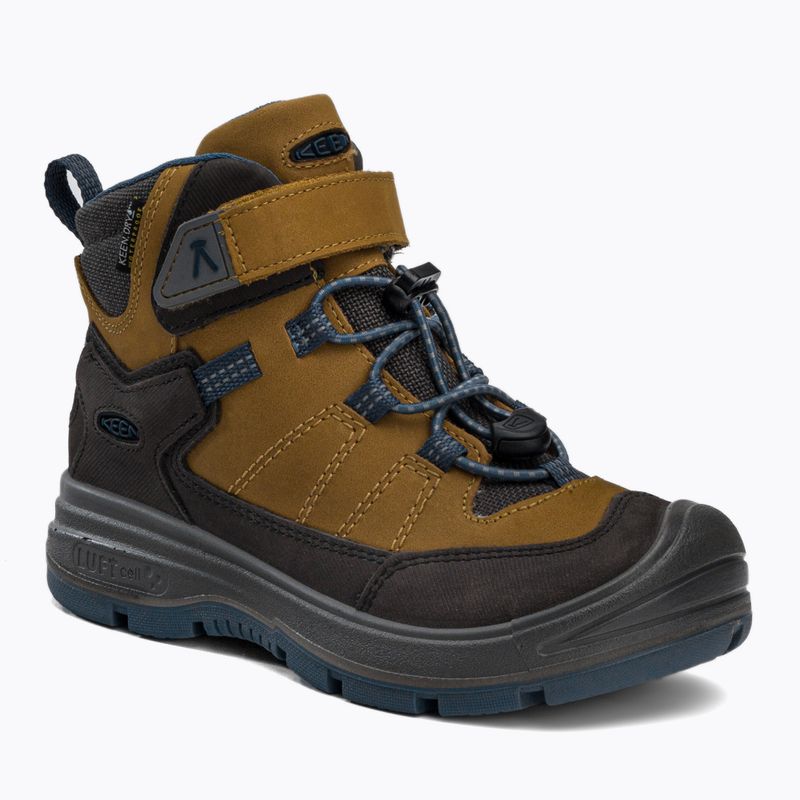 Juniorské trekingové topánky KEEN Redwood Mid žlté 1023886