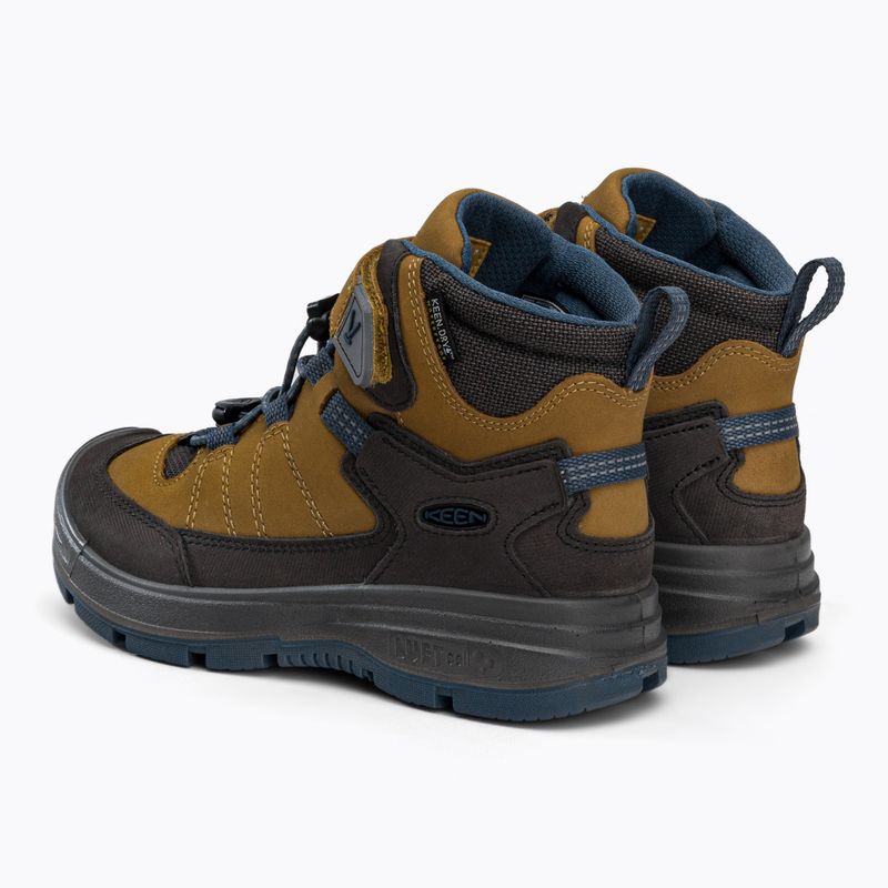 Juniorské trekingové topánky KEEN Redwood Mid žlté 1023886 3