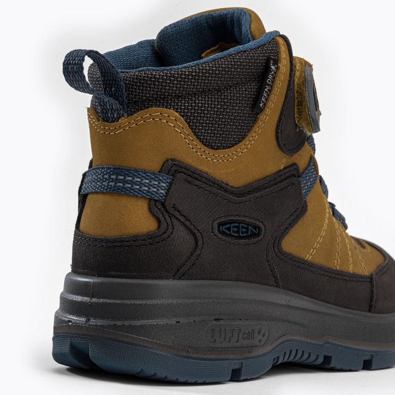 Juniorské trekingové topánky KEEN Redwood Mid žlté 1023886 8