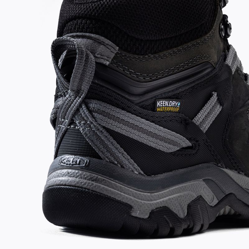 KEEN Ridge Flex Mid pánska treková obuv sivá 1024911 8