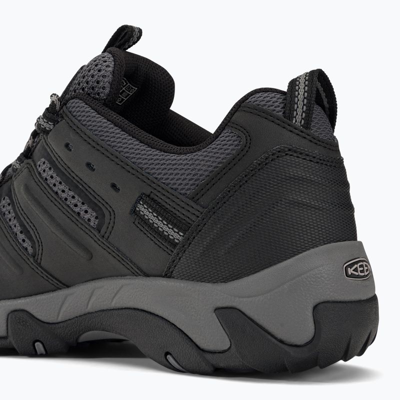 Pánske trekové topánky KEEN Koven Wp black-grey 1025155 10