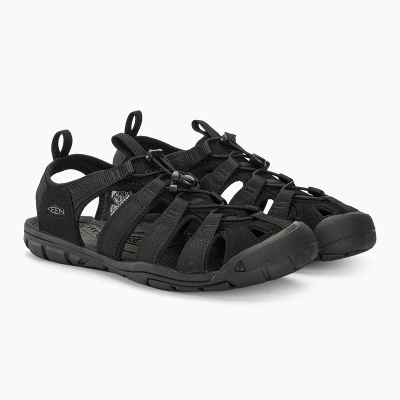 KEEN Clearwater CNX pánske trekingové sandále triple black 4