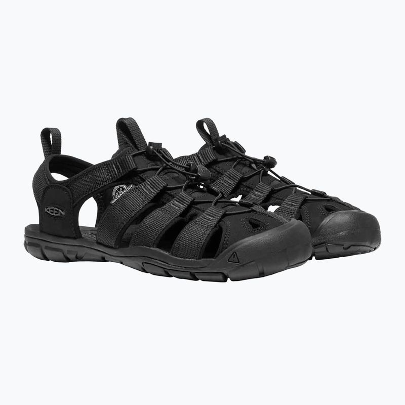KEEN Clearwater CNX pánske trekingové sandále triple black 8