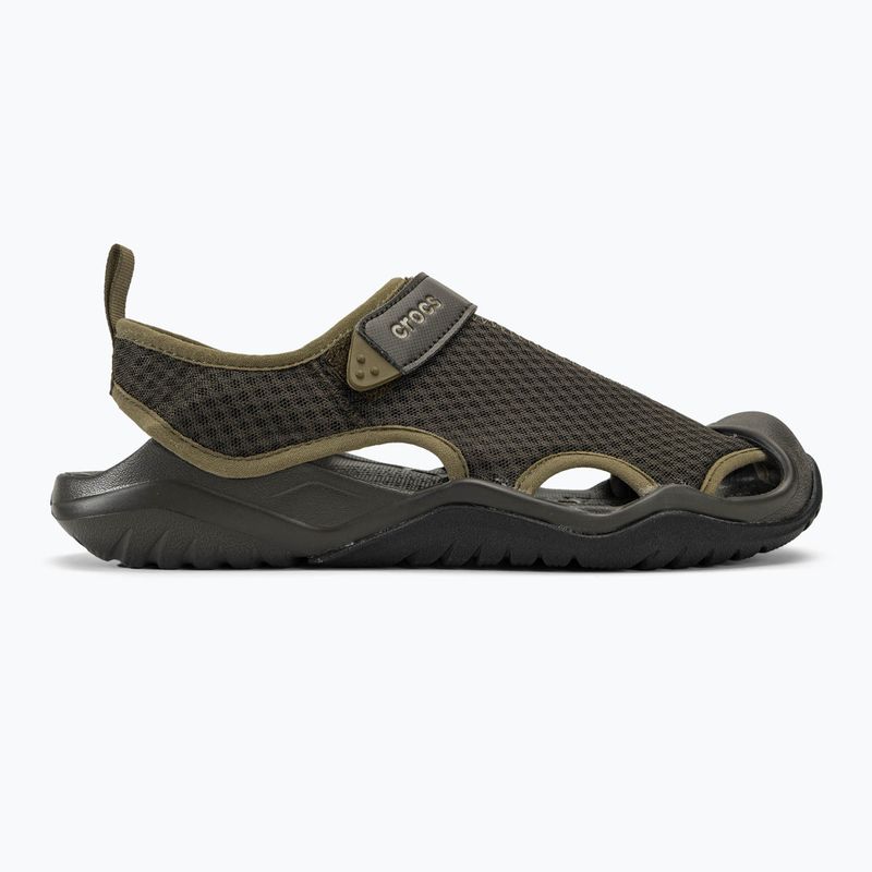 Pánske sandále Crocs Swiftwater Mesh Deck espresso 2