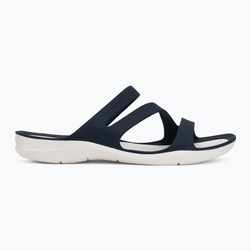 Dámske šľapky Crocs Swiftwater Sandal navy/white 2