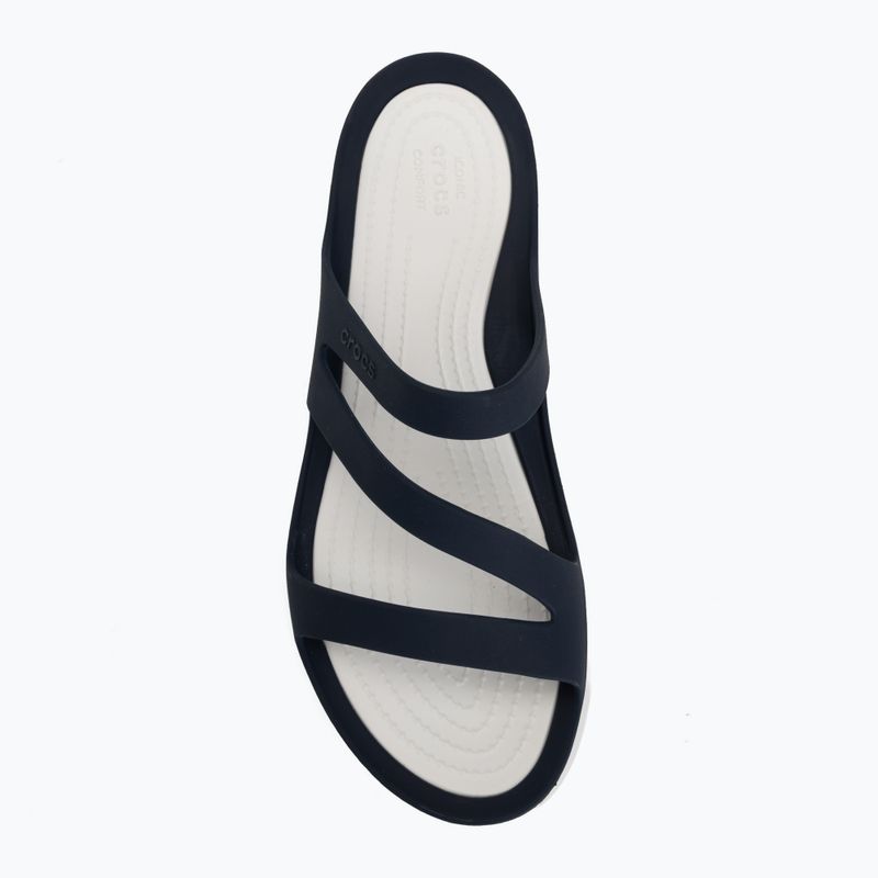Dámske šľapky Crocs Swiftwater Sandal navy/white 5