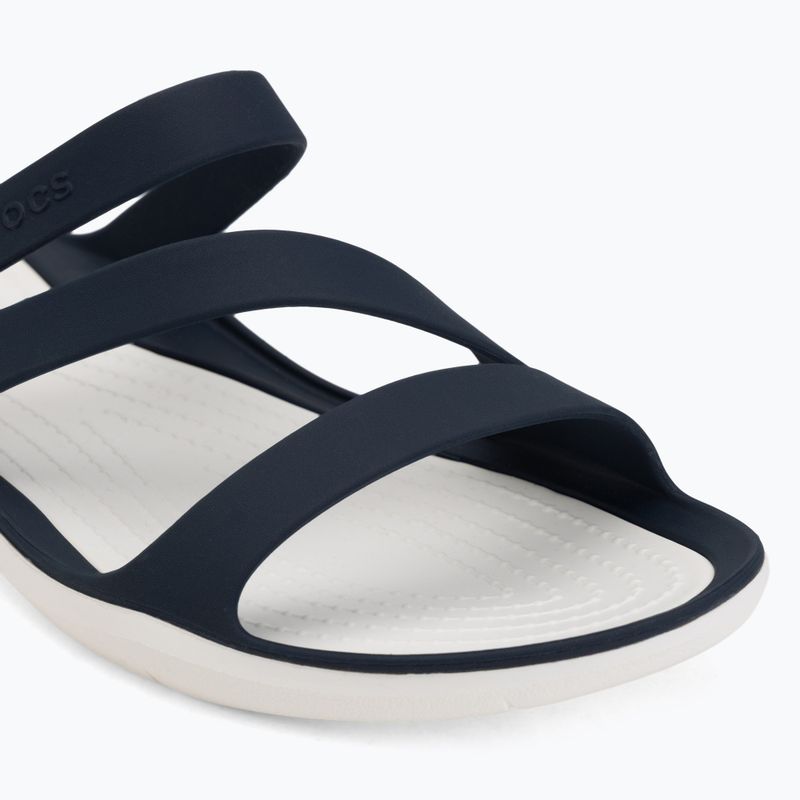 Dámske šľapky Crocs Swiftwater Sandal navy/white 7
