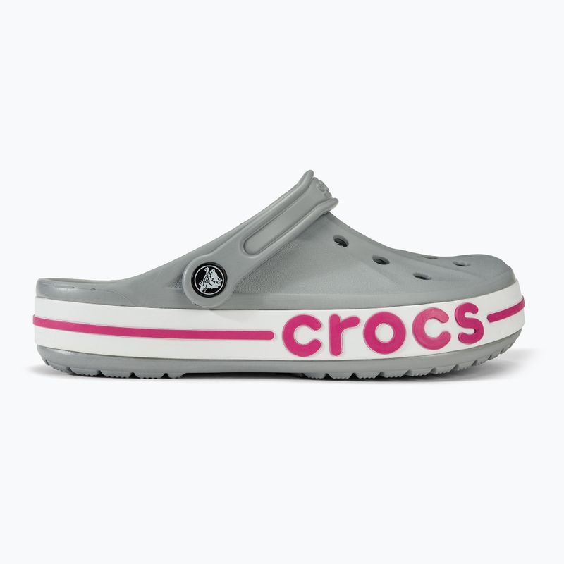 Žabky Crocs Bayaband Clog light grey/candy pink 4
