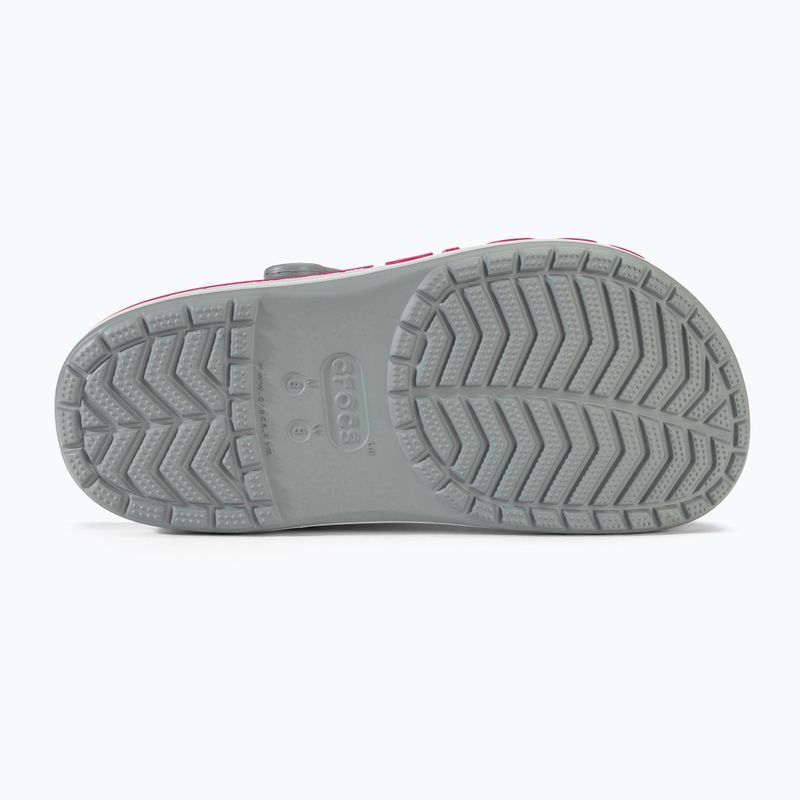 Žabky Crocs Bayaband Clog light grey/candy pink 5