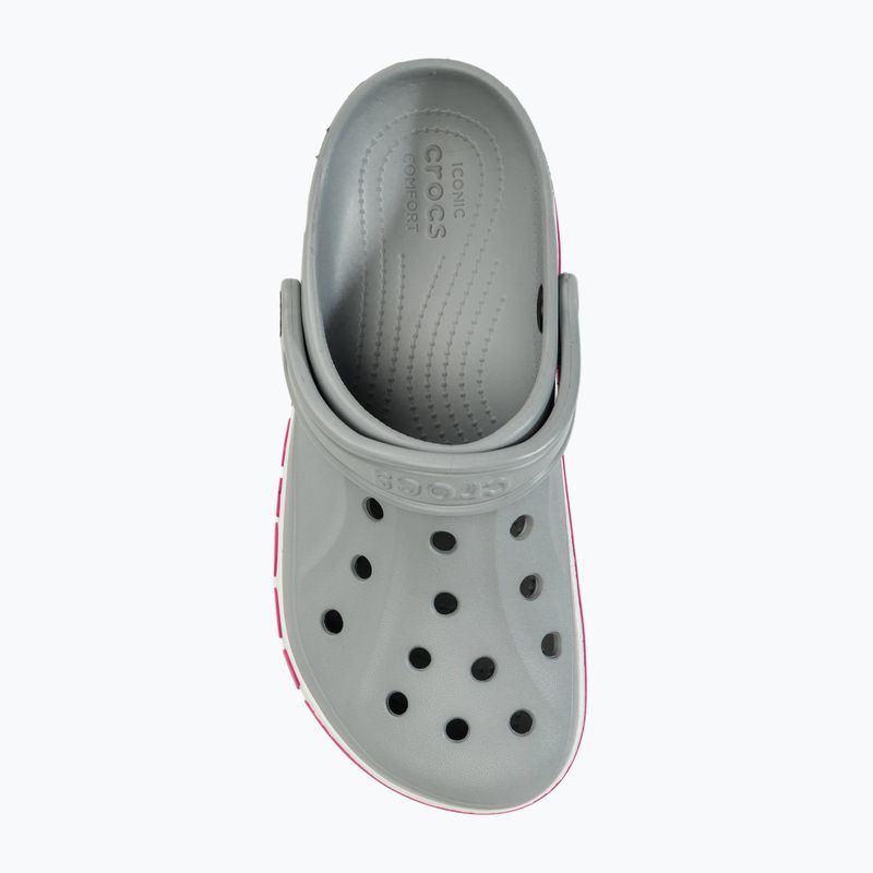 Žabky Crocs Bayaband Clog light grey/candy pink 6