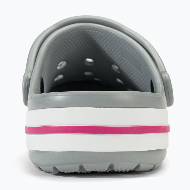 Žabky Crocs Bayaband Clog light grey/candy pink 7