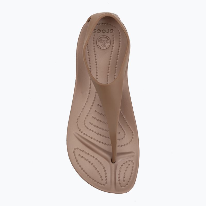 Dámske žabky Crocs Sexi Flip bronze 5
