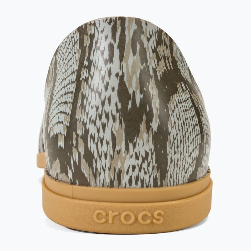 Dámske sandále Crocs Tulum Open Flat mushroom/stucco 6