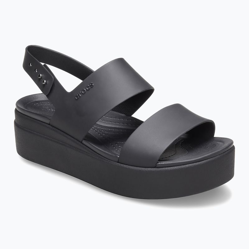 Dámske sandále Crocs Brooklyn Low Wedge black/black 8