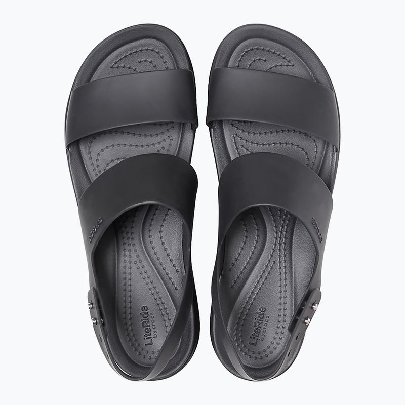 Dámske sandále Crocs Brooklyn Low Wedge black/black 11