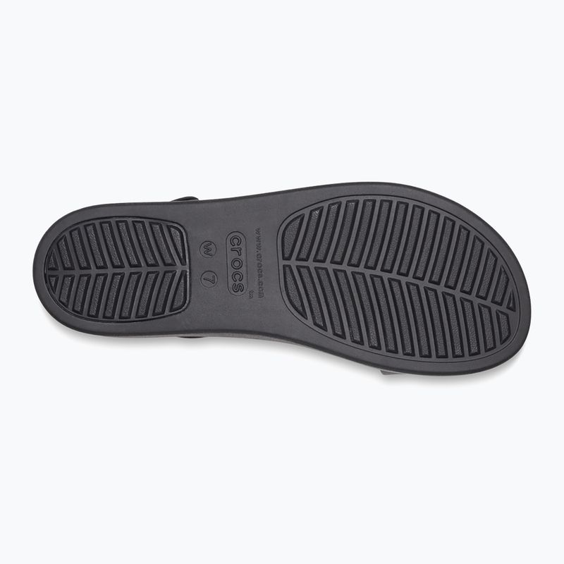 Dámske sandále Crocs Brooklyn Low Wedge black/black 12
