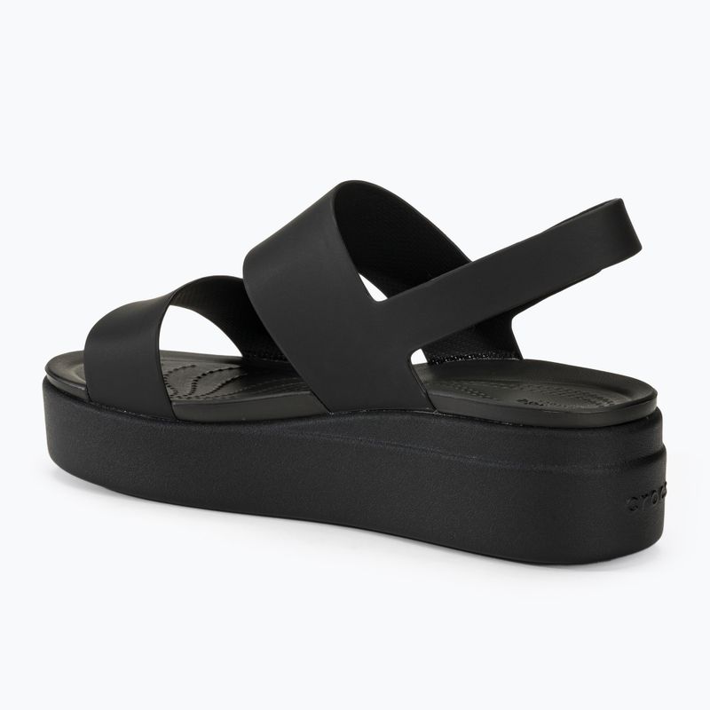 Dámske sandále Crocs Brooklyn Low Wedge black/black 3