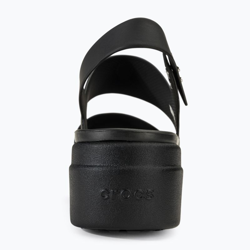 Dámske sandále Crocs Brooklyn Low Wedge black/black 6
