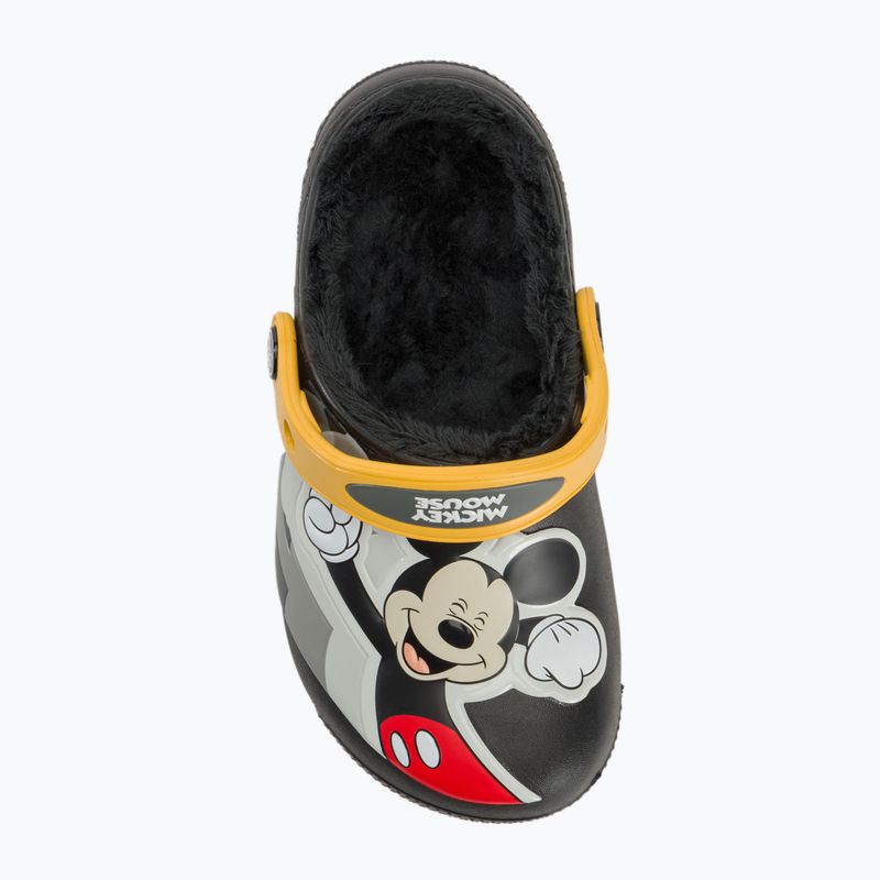 Detské šľapky Crocs Fun Lab Lined Disney Mickey Mouse Clog black 6