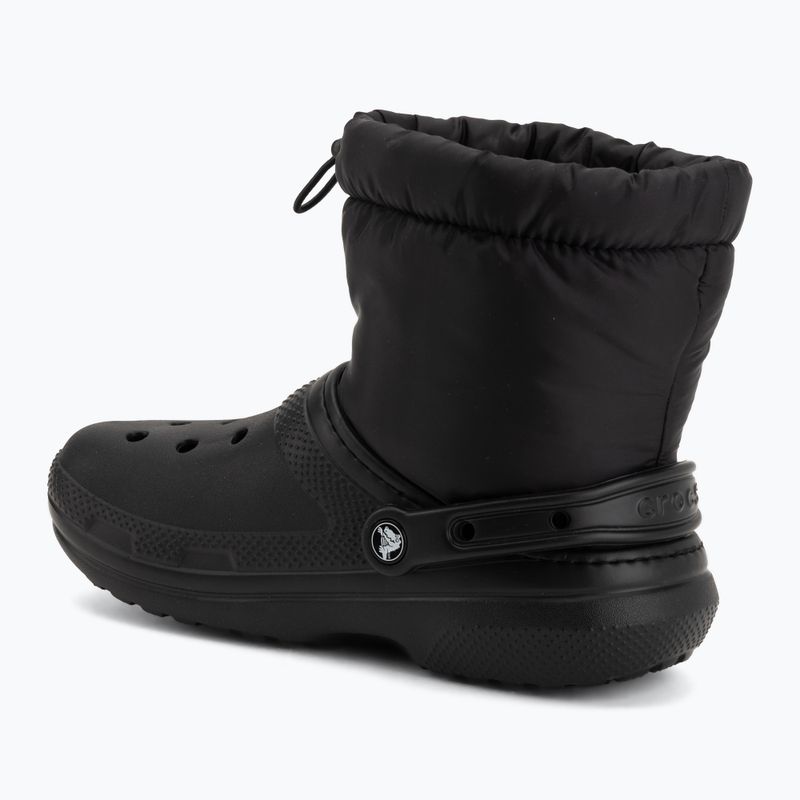 Snehule Crocs Classic Lined Neo Puff Boot black/black 3