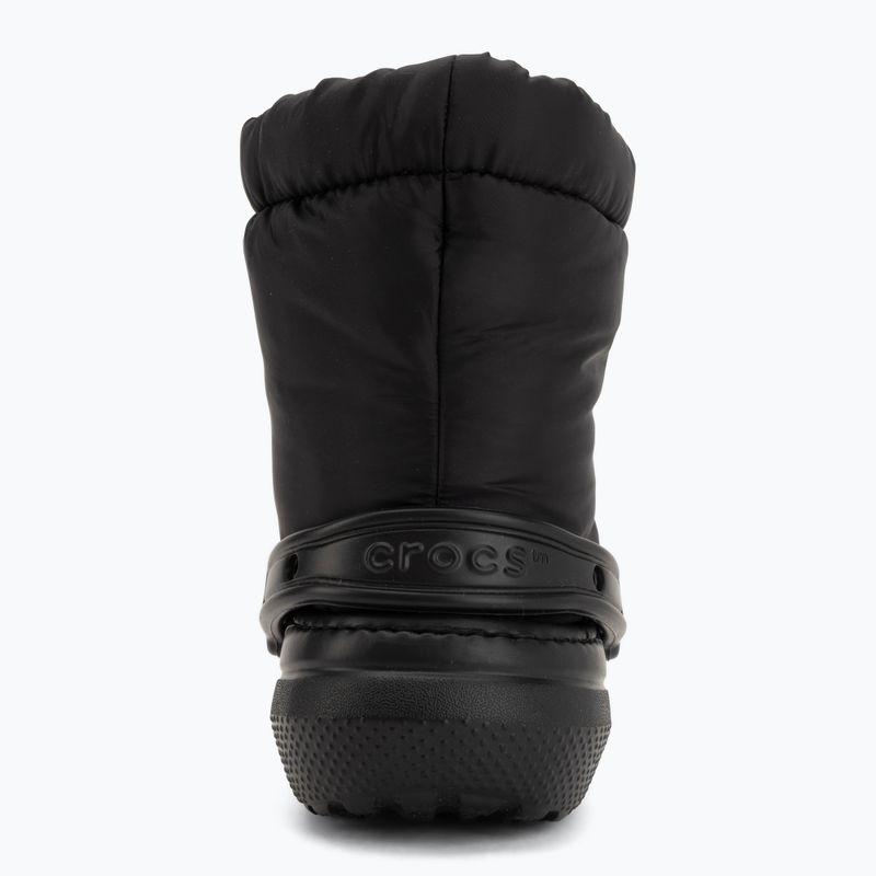 Snehule Crocs Classic Lined Neo Puff Boot black/black 6