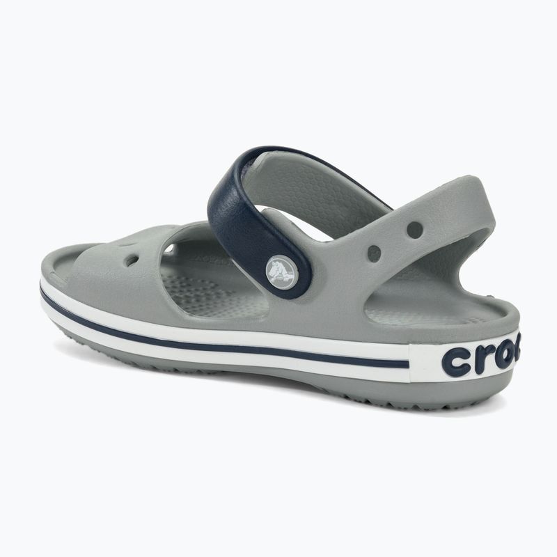 Detské sandále Crocs Crockband svetlo šedá/navy 3