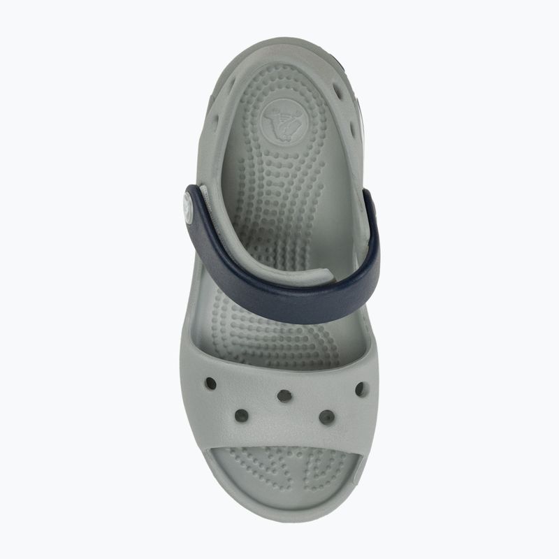 Detské sandále Crocs Crockband svetlo šedá/navy 5