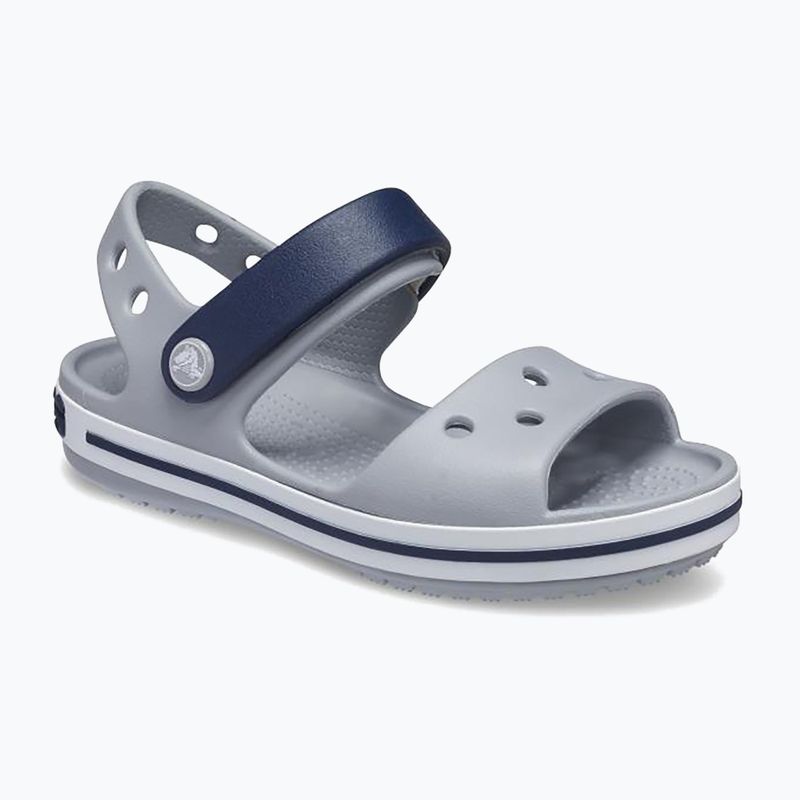 Detské sandále Crocs Crockband svetlo šedá/navy 8