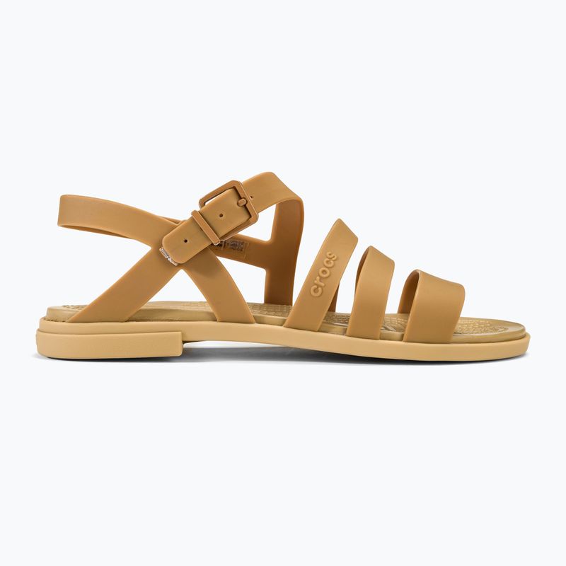 Dámske sandále Crocs Tulum dark gold 2